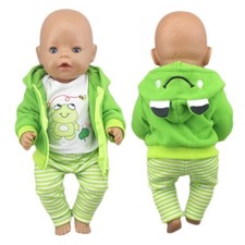 Reborn Baby Doll Clothes for 43cm 17" – Cute Animal & Simple Outfit Set