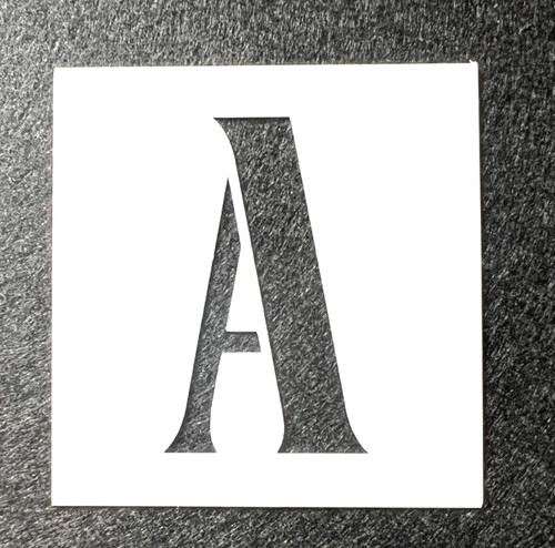 Individual letter stencils - letter,