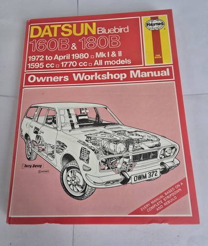 Datsun bluebird 160b 180b - datsun,