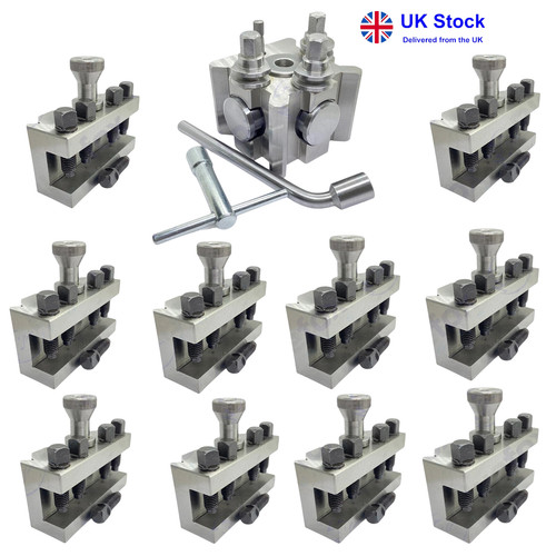 Quick change tool post set - change,
