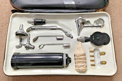 Vintage medical otoscope ear - vintage,