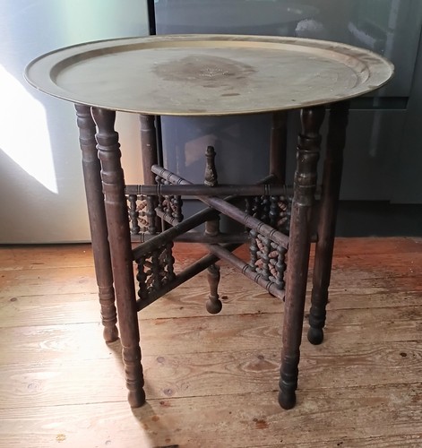 Antique indian turned wood - antique,