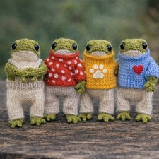 Frog Toad Knitting Pattern