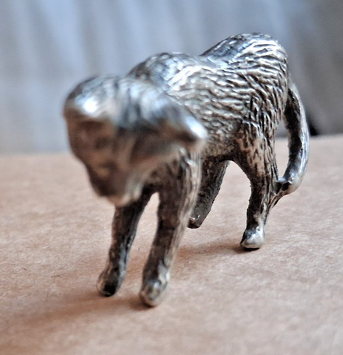 Small pewter cat - small,