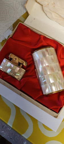 Ronson mother pearl metal - ronson,