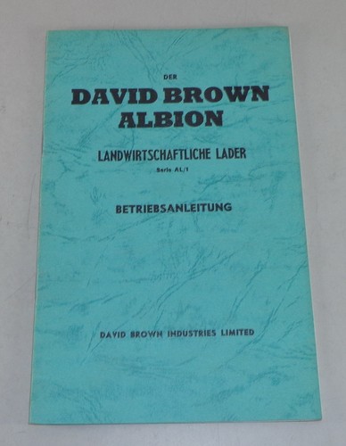 User manual david - david, brown