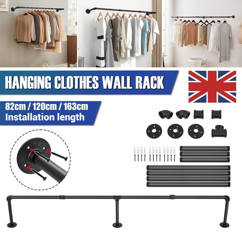 Industrial pipe clothing rack - industrial,