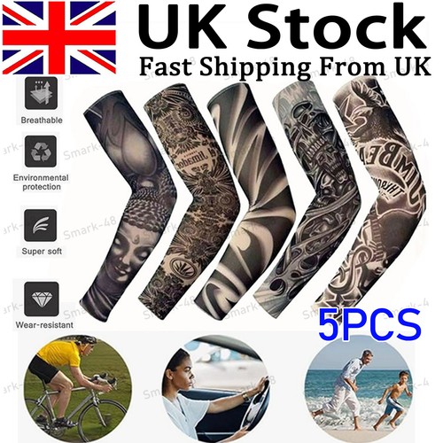 5packs tattoo sleeves elastic - sleeves,
