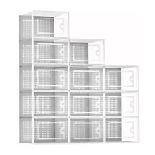 12x Clear Plastic Shoe Storage