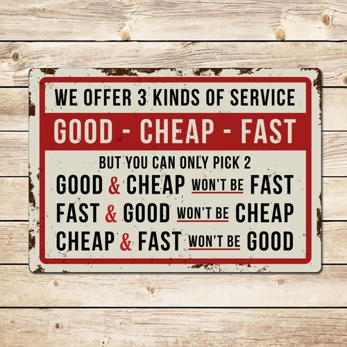 Good cheap fast funny garage - fast,