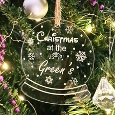 Snow globe personalised - snow, ~