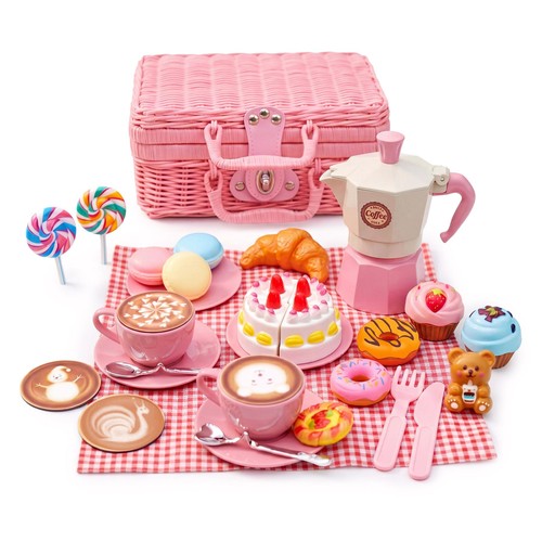 Kids picnic basket toy kitchen - picnic,