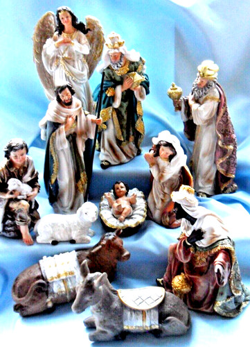 Set large nativity - set, of
