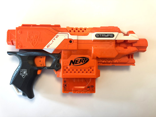 Nerf stryfe blaster gun orange - gun,