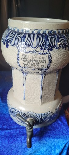 Antique stoneware water - , cooler