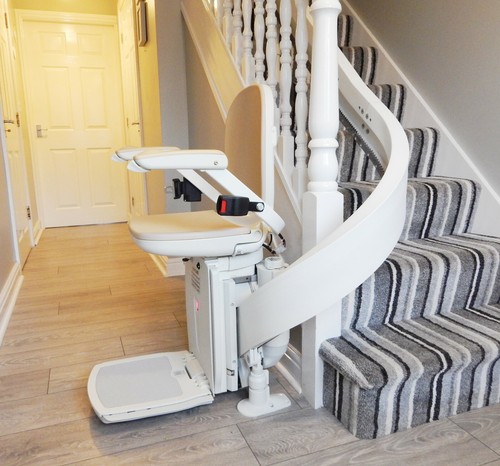 Acorn 180 curved stairlift - curved,