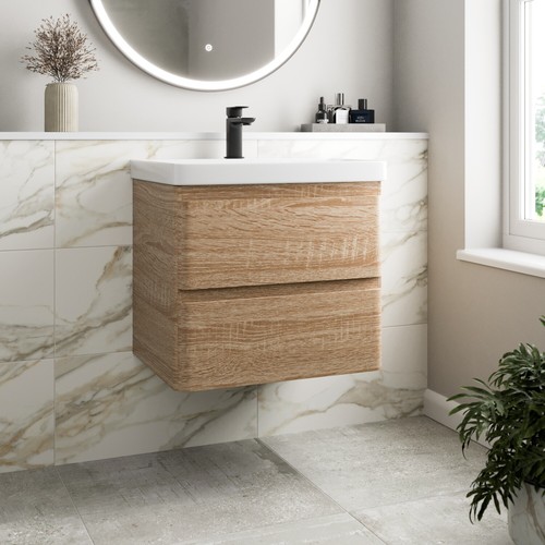 Wall mounted bathroom - mounted, vanity