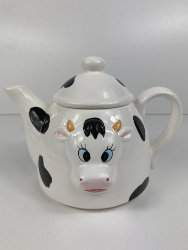 Novelty cow teapot - cow,
