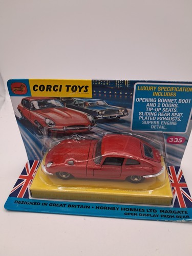 Corgi model club r335 - jaguar, e