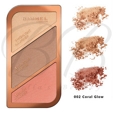 RIMMEL Kate Sculpting Contouring Highlighter Palette Kit - 002 Coral Glow *NEW* 