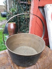 Large Brass Preserving Pan.