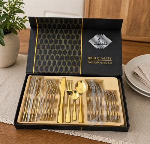 24pc stainless steel - 24pc,