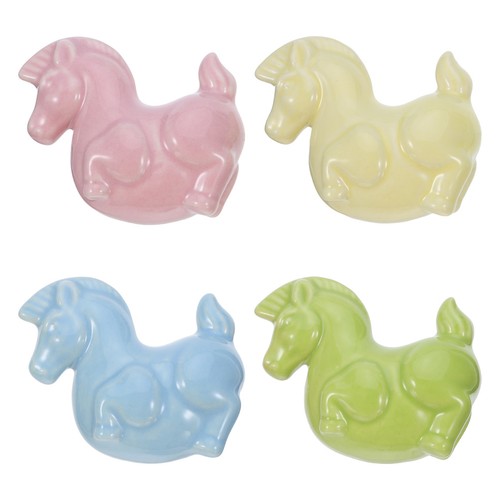 Pcs ceramic horse - , cupboard
