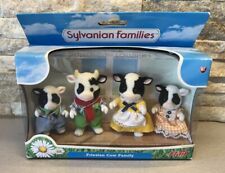 Sylvanian Families Buttercup Friesian Cow Family Boxed Rare Calico Critters NEW