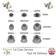 GENUINE Phonak Audéo M Marvel P Paradise L Lumity Hearing Aid 4.0 Domes 10 Pack