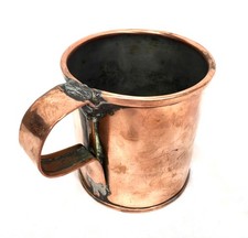 Antique Copper Handled Measure Cup / Jug / Country Kitchen c.1900