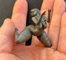 Black Brass Lying Sexy Girl Statue Art Beauty Model Artworks