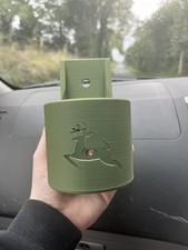 Green Engraved Cupholder For Tractor