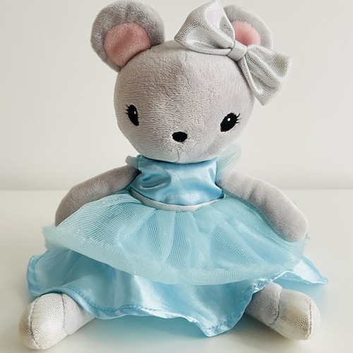 Grey mouse plush soft - h&m,