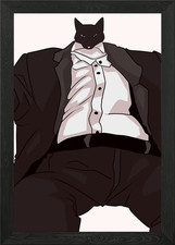 big boss cat Framed Wall Art