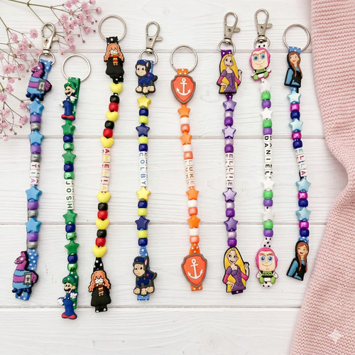 Character personalised keyring - character,
