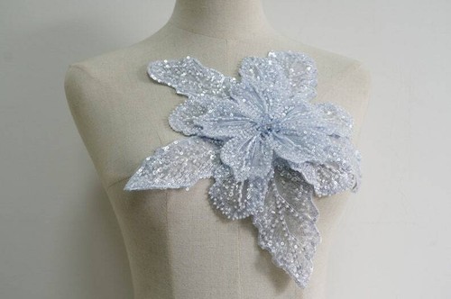 Large beading petal - large, 3d