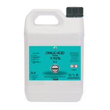 Oxalic Solution 9.95% Wood Bleach , Varroa, HULL, RUST cleaner GRP 5l NEXT DAY