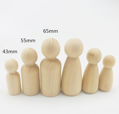 6pcs wooden peg - peg, natural