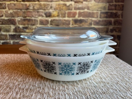 Vintage pyrex casserole - vintage,