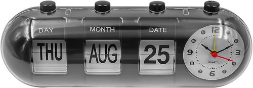 Desk calendar clock manual - desk,