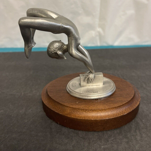 Lamb pewter gymnast - lamb,