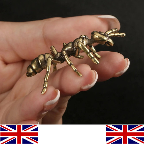 Brass ant figurine - brass, miniature