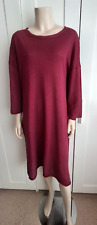 Gudrun Sjoden Linen Knit Dress Relaxed Fit Size M