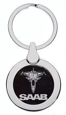 SAAB JET CHROME KEYRING