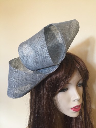 Fascinator silver grey - fascinator,
