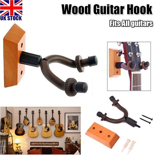 Adjustable guitar hanger - adjustable, wall