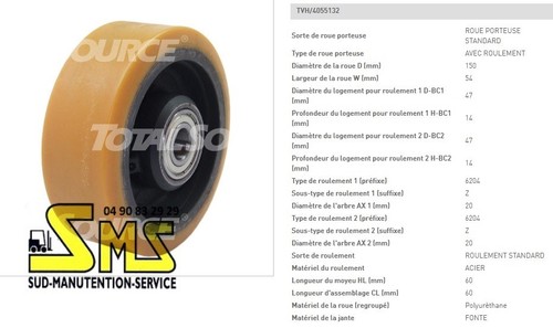 Stabilizing wheel vulkollan - stabilizing,