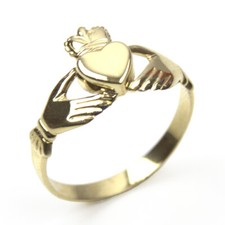 9ct Gold Claddagh Men's and