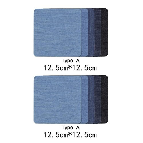 10pcs iron denim patches - 10pcs,