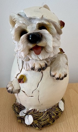 Westie egg ornament west - westie, in